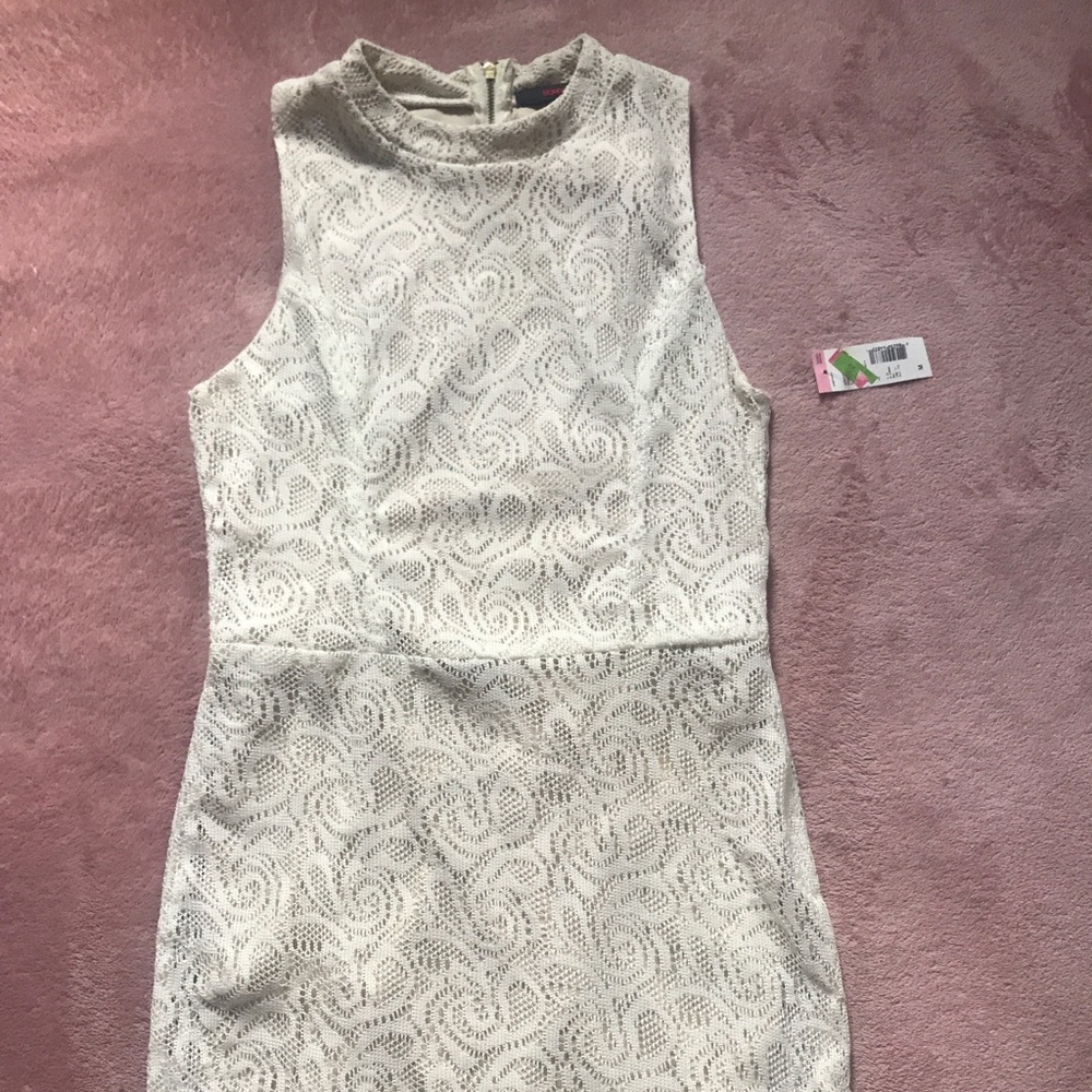 Bongo beige mid length dress size medium